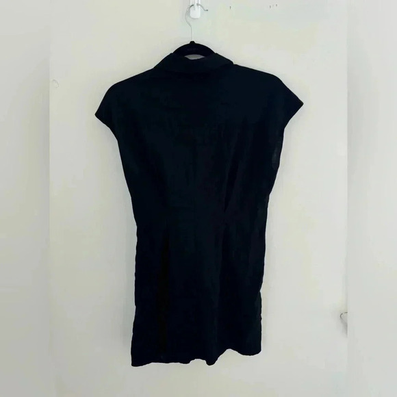 Mango Linen Blend Dress in Black NWT - Picture 11 of 11